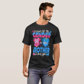 Houder van de seksenbroer houdt van je roze of bla t-shirt (Voorkant volledig)