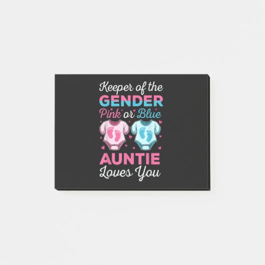 Houder van de seksesontie houdt van je Baby Post-it® Notes (Voorkant)