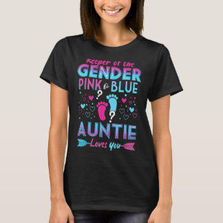 Houder van de seksroze of blauwe tante houdt van j t-shirt
