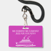 Houder van de stuurcabine met wieldekcabine badge (Achterkant met lanyard)