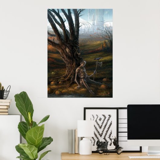 Houder van de velden poster (Thuiskantoor)