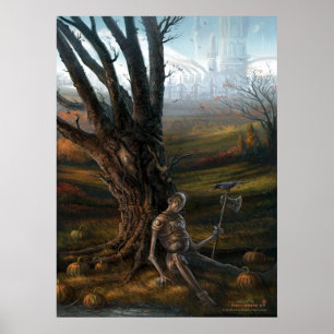 Houder van de velden poster