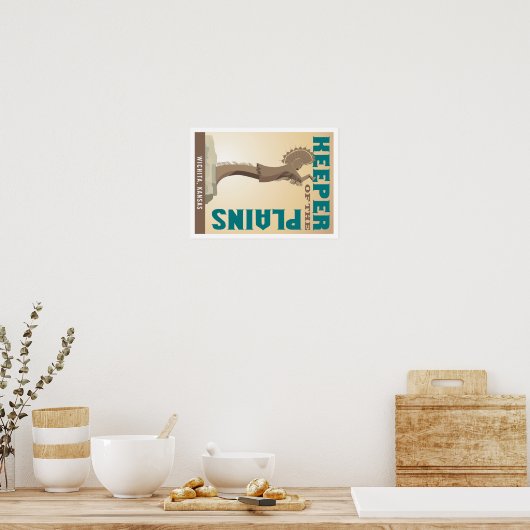 Houder van de vlakken - 16 x 12 poster (Keuken)