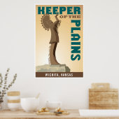 Houder van de vlakken poster (Keuken)