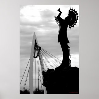 Houder van de vlakken poster