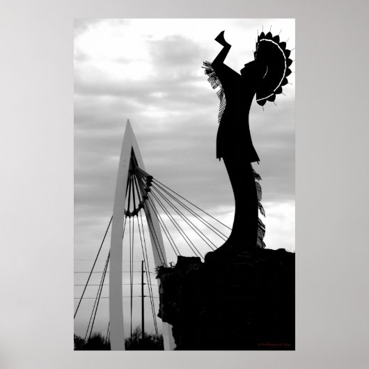 Houder van de vlakken poster (Voorkant)