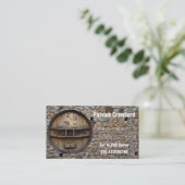 Houder van een bar of een pub of Visitekaartje van (Staand voorkant)