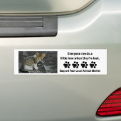 Houder van gevlekte dieren bumpersticker (Op auto)