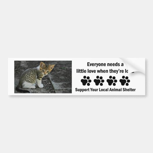 Houder van gevlekte dieren bumpersticker (Voorkant)