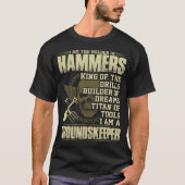 Houder van hamers koning van de boor t-shirt (Voorkant)