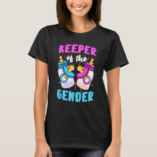 Houder van het Baby voor genderbekendmaking T-shirt