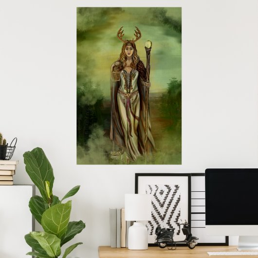 Houder van het bos poster (Thuiskantoor)