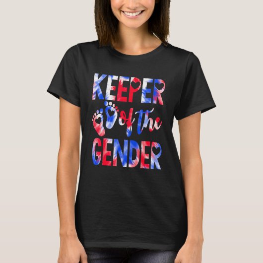 Houder van het genderperspectief 4 juli Baby revea T-shirt (Voorkant)
