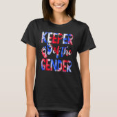 Houder van het genderperspectief 4 juli Baby revea T-shirt (Voorkant)