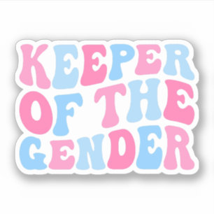 Houder van het Geslacht, Gender Reveal Party Gift Sticker