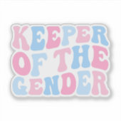 Houder van het geslacht sticker (Voorkant)