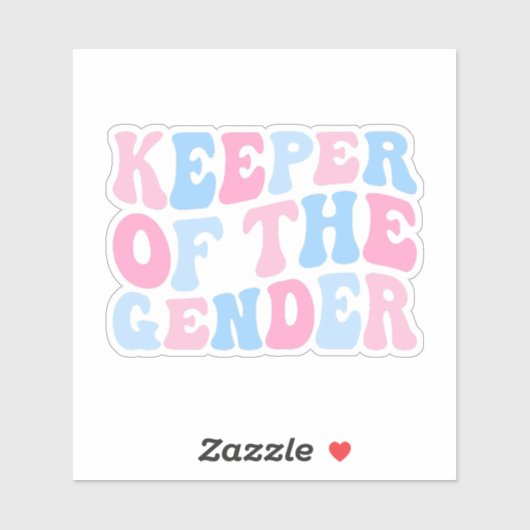 Houder van het geslacht sticker (Vel)