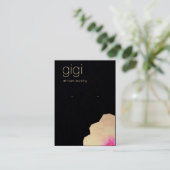 Houder van het Gold Waterverf Floral Earring Displ Visitekaartje (Staand voorkant)