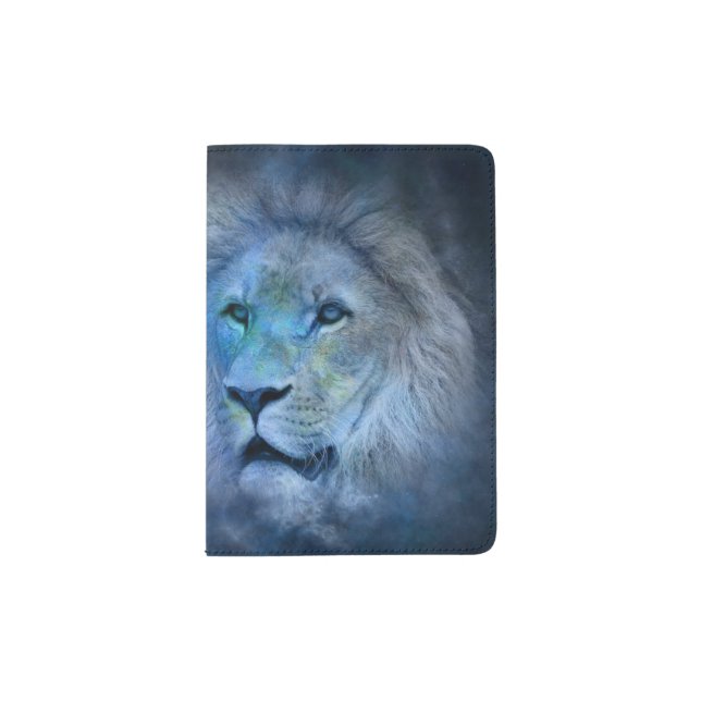 Houder van het Lion King Modern Dark Blue Passport Paspoorthouder (Voorkant)