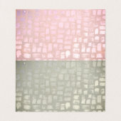 Houder van het mozaïekeffect, juwelen-beeldscherm visitekaartje (Binnenkant ongevouwen)