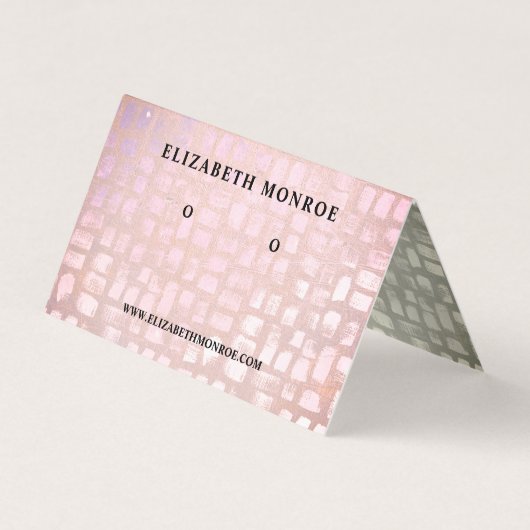 Houder van het mozaïekeffect, juwelen-beeldscherm visitekaartje (Voorkant)