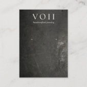 Houder van het Rol Black Rustic Earring-beeldscher Visitekaartje (Voorkant)