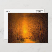 Houder van licht briefkaart (Voorkant / Achterkant)