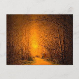 Houder van licht briefkaart