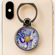 Houder van mobiele telefoon/Grip Lavender Peony