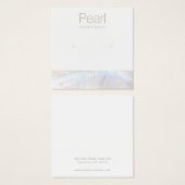 Houder van Nautical Stud Earring Display Holder Se Vierkante Visitekaartjes (Voorkant /achterkant)