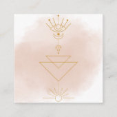 Houder van visitekaartje en Ketting (Achterkant)