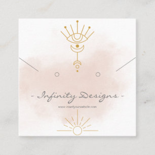 Houder van visitekaartje en Ketting