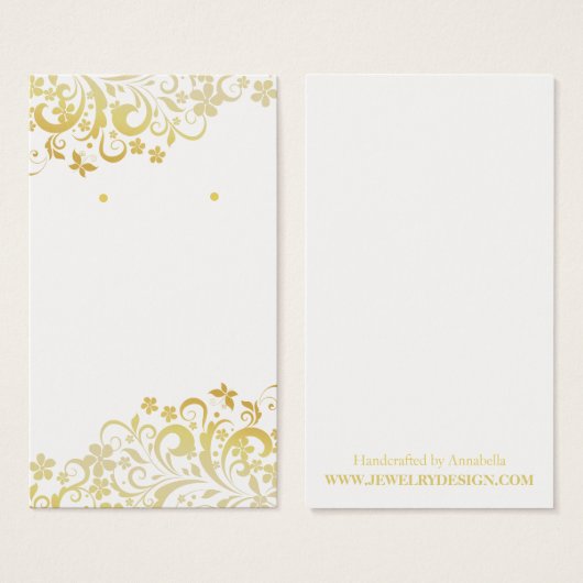 Houder Visitekaartje (Voorkant /achterkant)