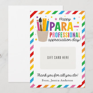 Houder voor cadeaukaart op Paraprofessioneel Waard Kaart