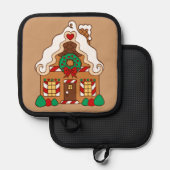 Houder voor peperkoekhuis (Voorkant / Achterkant)
