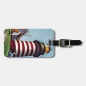 Houder vuurtoren van Stevan Dohanos Bagagelabel (Voorkant horizontaal)