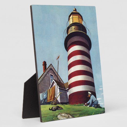 Houder vuurtoren van Stevan Dohanos Fotoplaat (Zijkant)