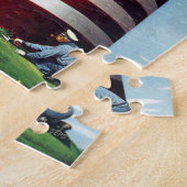 Houder vuurtoren van Stevan Dohanos Legpuzzel (Zijkant)