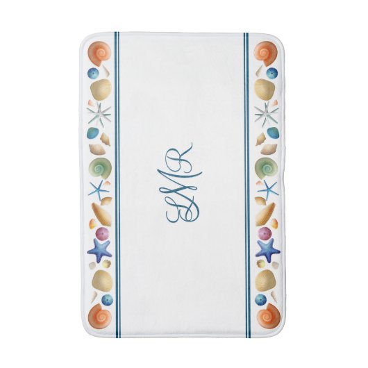 Houders en stripes Bath Mat. Badmat (Voorkant Verticaal)