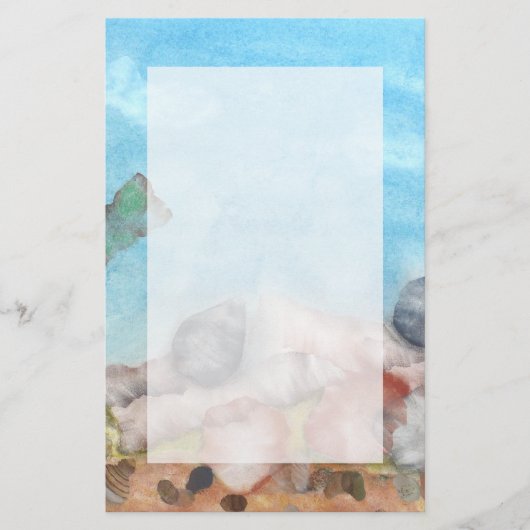 Houders onder het Zee. Briefpapier (Voorkant)