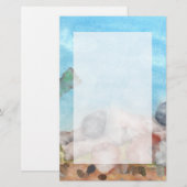 Houders onder het Zee. Briefpapier (Voorkant / Achterkant)