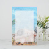 Houders onder het Zee. Briefpapier (Staand voorkant)