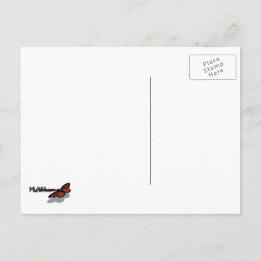 Houders onder rimpelwater briefkaart (Achterkant)