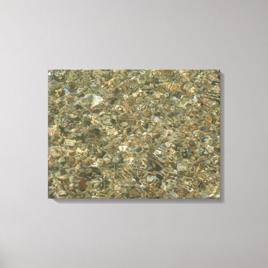 Houders onder rimpelwater canvas afdruk (Voorkant)