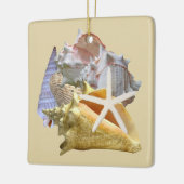 Houders op de strand keramisch ornament (Links)