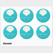 Houders van de Stickers van het strand (Vel)