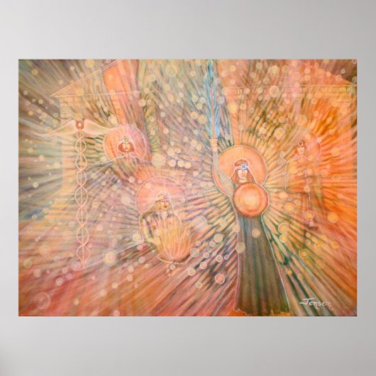 Houders van het licht poster (Voorkant)