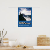 Houding bepaalt hoogte Motivatie Poster (Keuken)