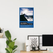 Houding bepaalt hoogte Motivatie Poster (Thuiskantoor)