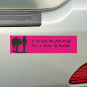 Houding Bumpersticker (Op auto)